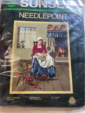 Sunset needlepoint The Country women